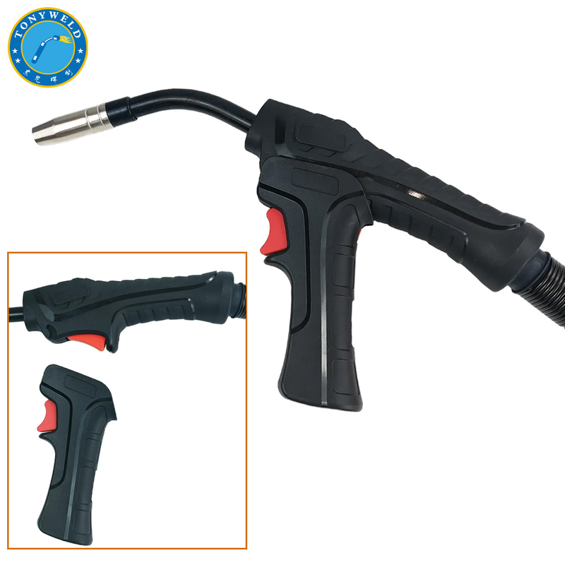 Mig Welding Torches Binzel Removable Pistol Grip Mb 15ak Co2 Gas Air Cooled Gun Torch