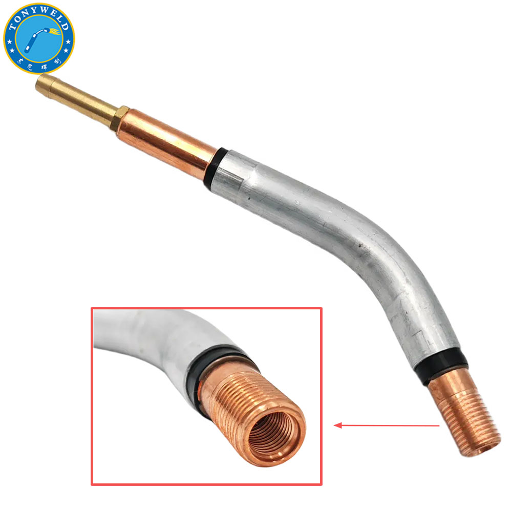 Welding Torch Accessories Profax Swan Neck 64A45J Heavy Duty Jacketed Conductor 45