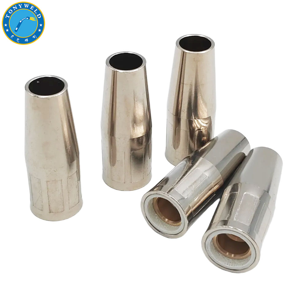 Welding Torch Accessories KP3075-1-50F Nozzle 1/2” φ12.7*55.6 for Lincoln Soldering Gun