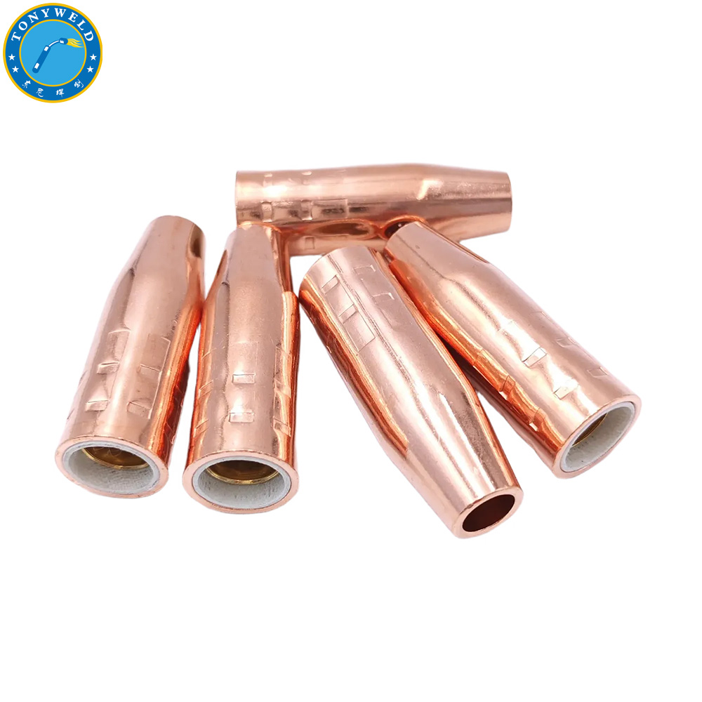 Welding Accessories Nozzle Tips 21-37 for Tweco Series Mini 160A Mig Welding Gas Air Cooled Torch 