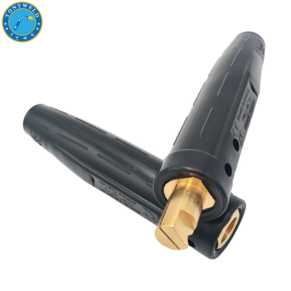Tweco LC40 Welding Connector Kit - Male & Female Pair, Heavy Duty Cable Joint