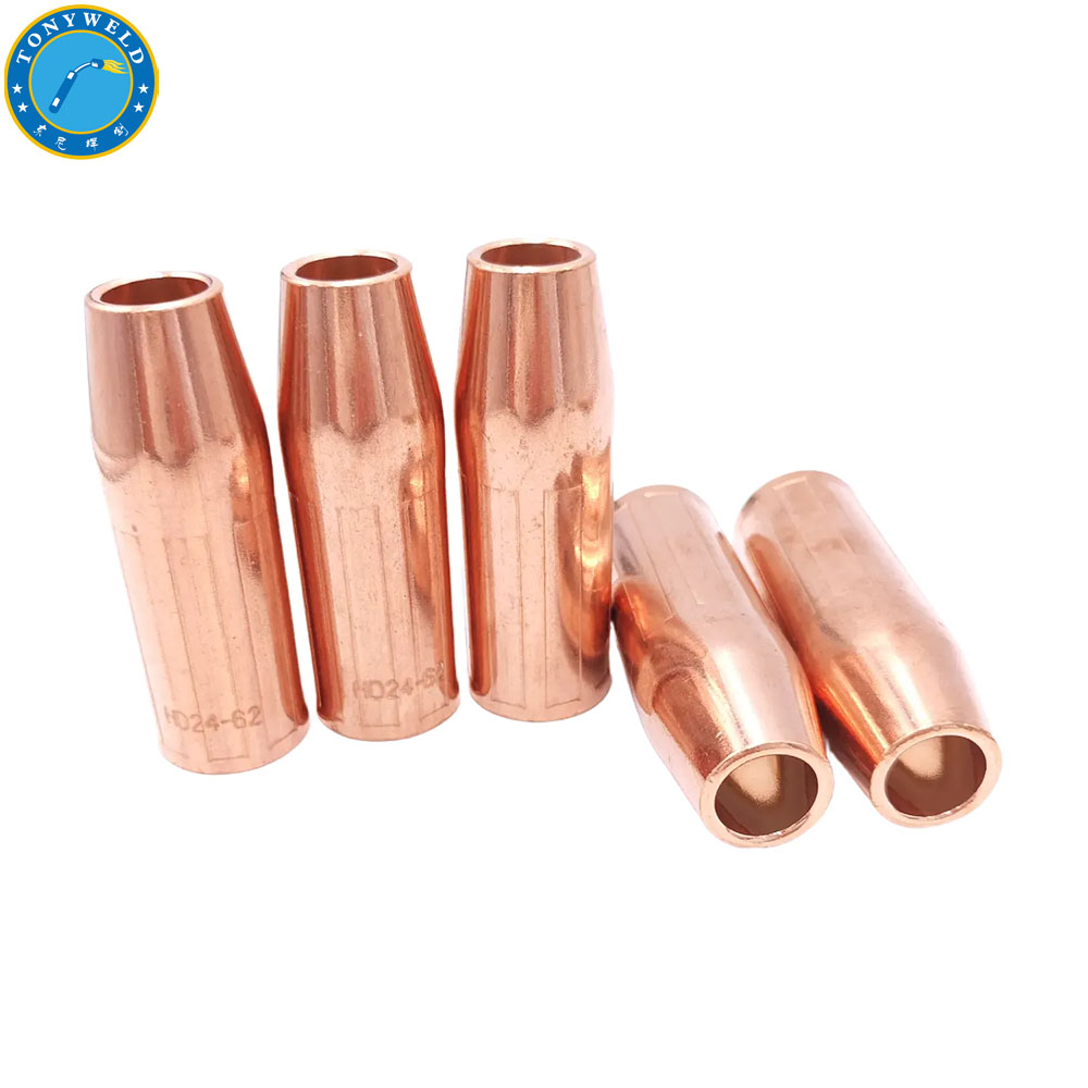 Tweco Mig Welding Torch Accessories HD24-62 Nozzle 5/8'' φ15.9*81.5mm