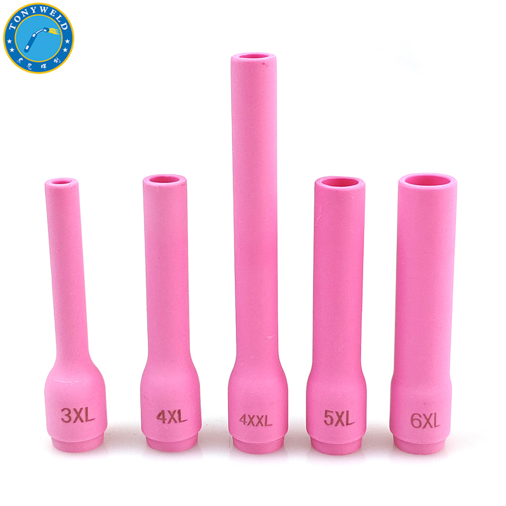 Different Size of Pink Ceramic Nozzle for Wp9 Wp20 Wp17 Wp18 Wp25 Wp26 Tig Welding Torch Kit Parts
