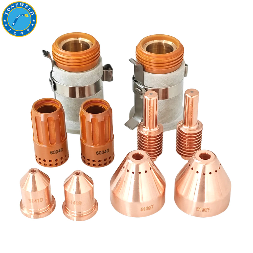Plasma Th125 Series Cutting Torch Consumables Spare Part 51419 51927 52677 60040 60309T for Cutter Gun