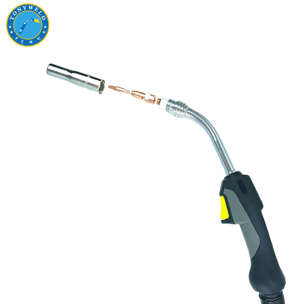 500A Mig Welding Torch Easb Type PSF515 Co2 Gas Air Cooled Gun with Euro Connector