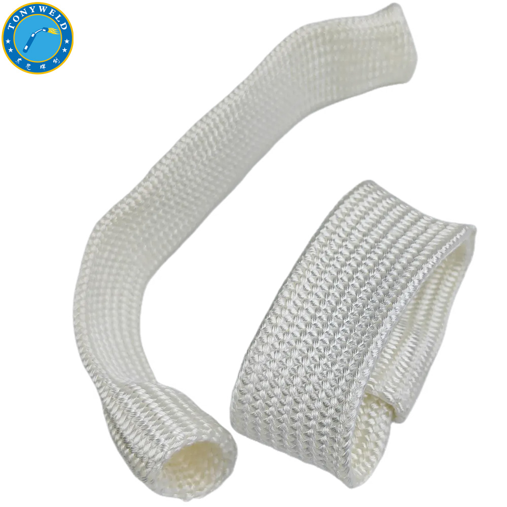 Welding Tools Consumables High Silica TIG Finger Insulation protection Cover Heat-resistant Welding Gloves