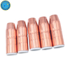 Welding Accessories Nozzle NS-A1218C 1/2” Bore, 1/8” Recess, Copper Φ12.7*69.8 for Bnd AccuLock S Series Welding Torch Spare Parts 
