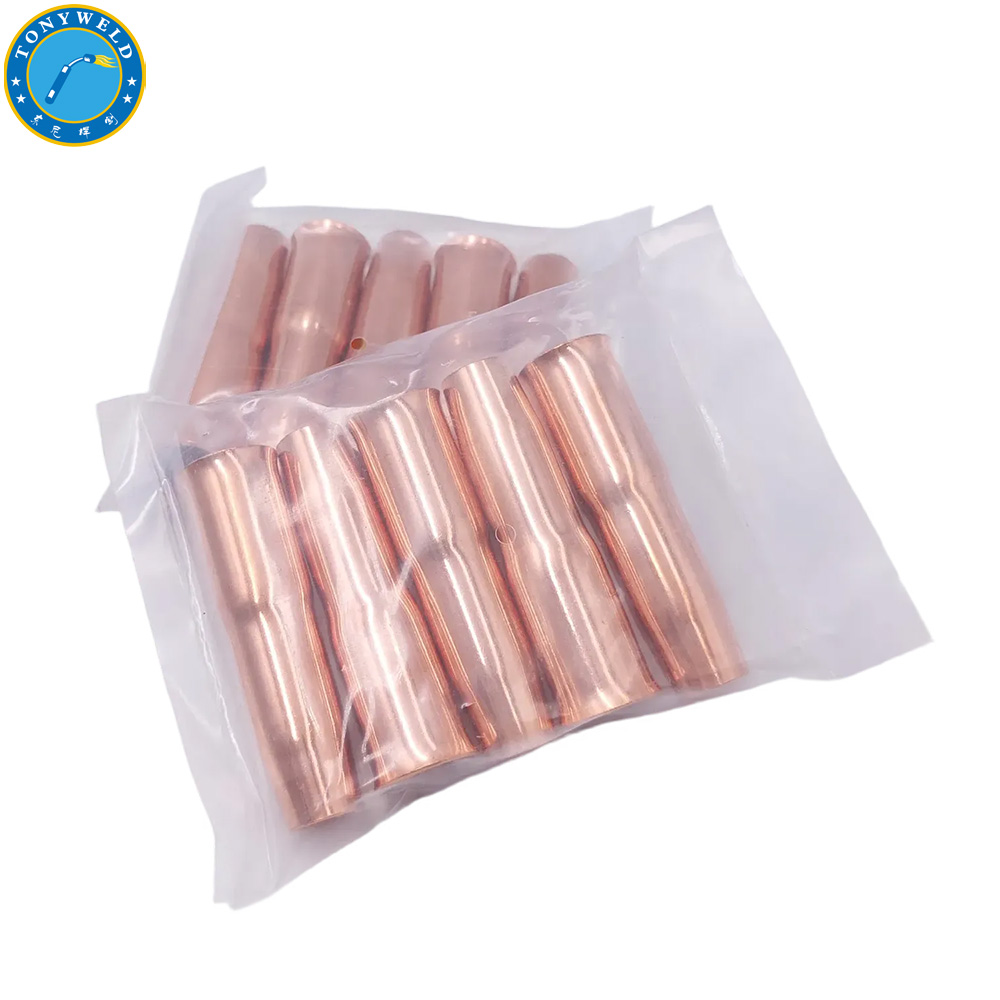 Welding Accessories Nozzle Tips 22-50 1/2" Φ12.7*78mm for Tweco Series 200A Mig Welding Gas Air Cooled Torch Soldering Gun