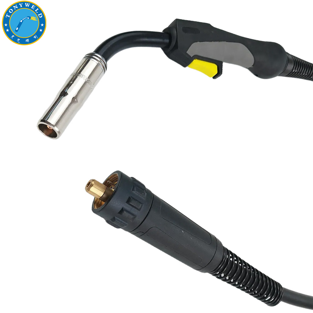 380A Mig Welding Torch Easb Type PSF415 Co2 Gas Air Cooled Gun with Euro Connector