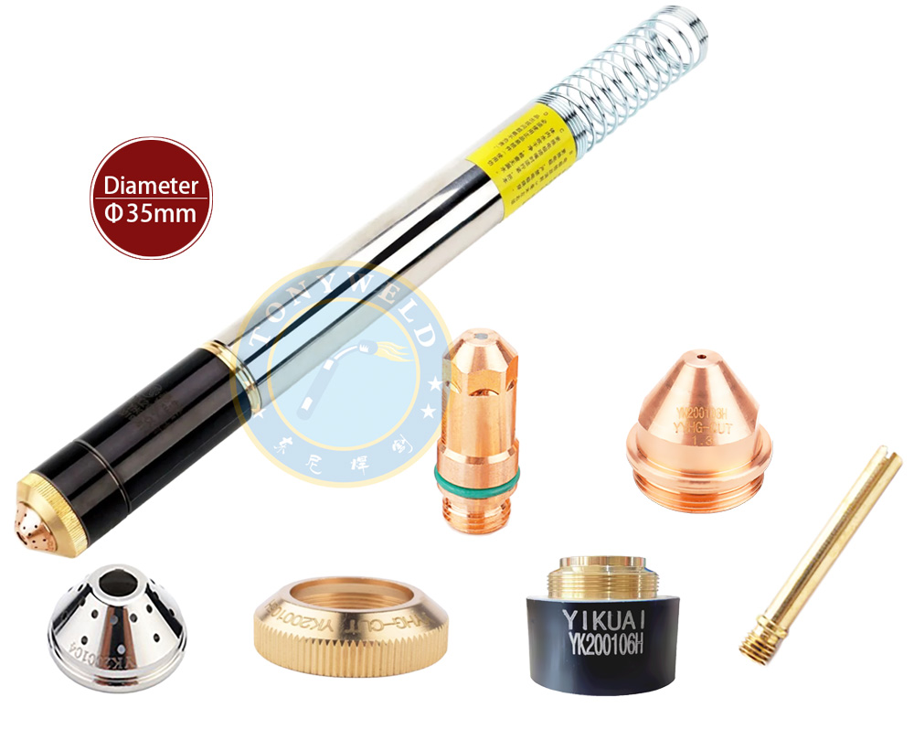 Yikuai YK200-H 200A High Performance Plasma Cutting Torch with high quality nozzle and electrode