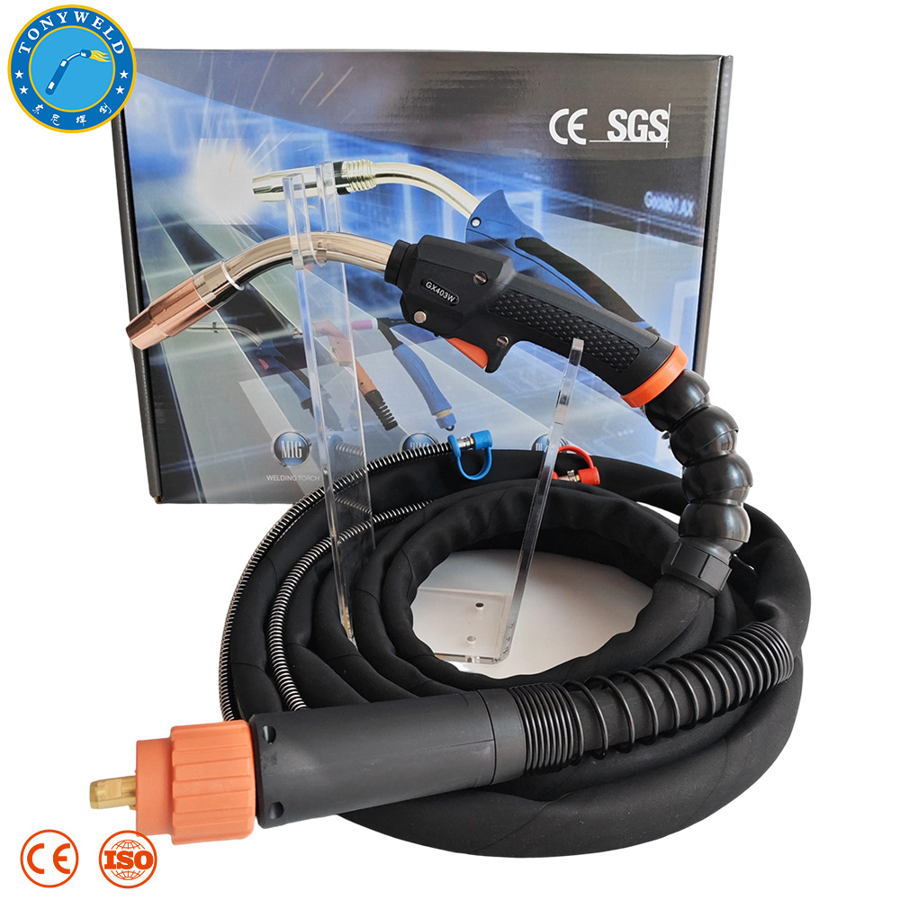 GX403W Kemppi GX 403W Water Cooled 400A MIG Torch 5.0m with Euro Connector Welding Gun