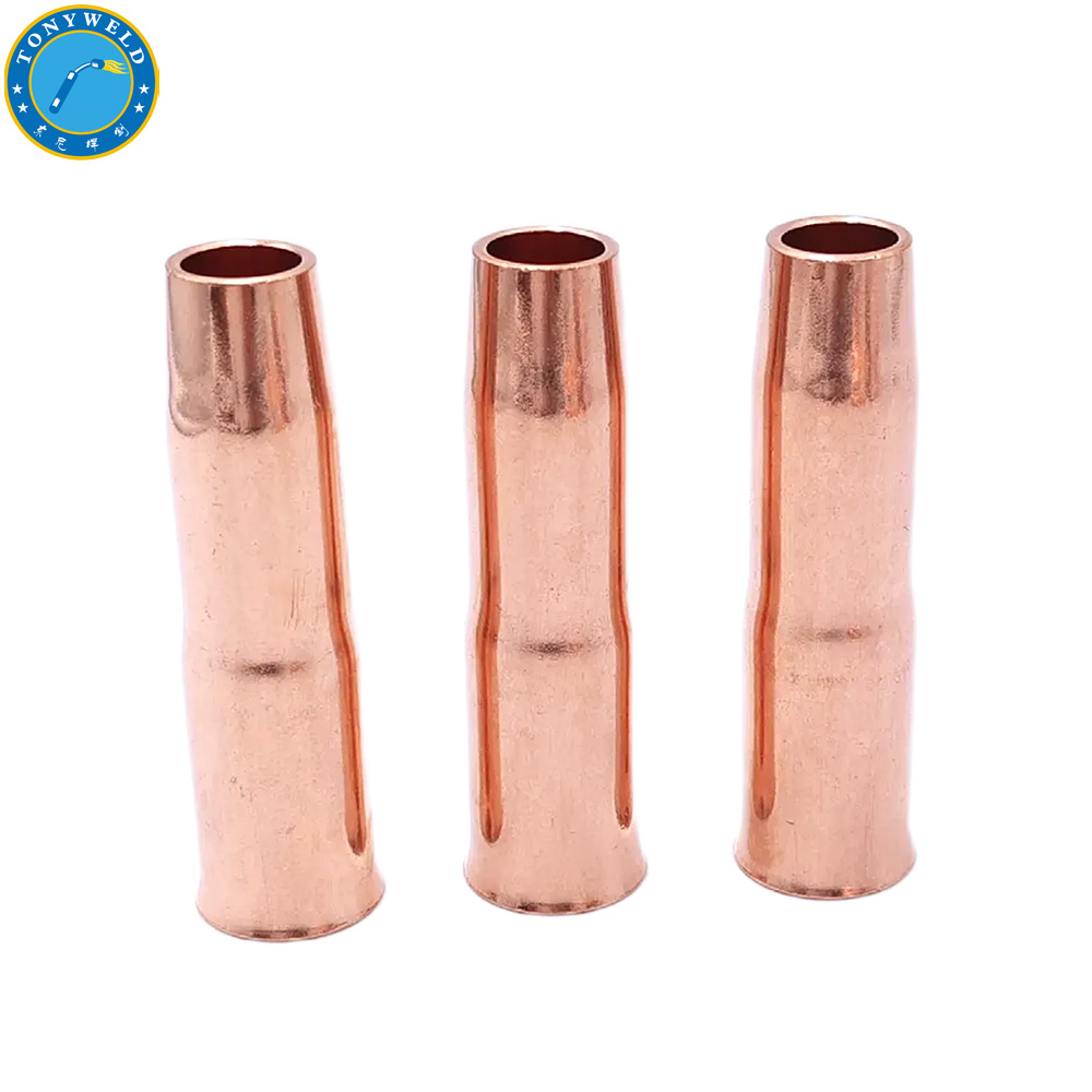 Welding Accessories Nozzle Tips 22-50 1/2" Φ12.7*78mm for Tweco Series 200A Mig Welding Gas Air Cooled Torch Soldering Gun
