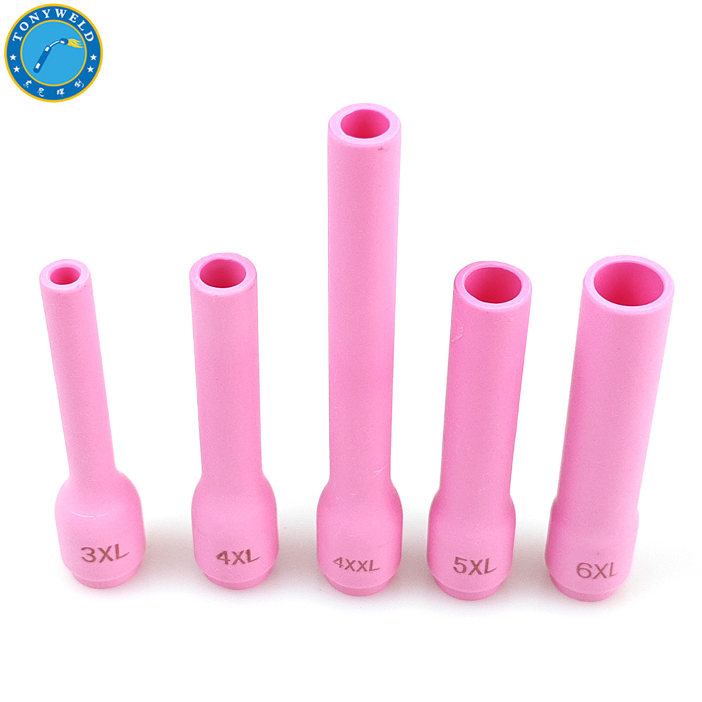 Different Size of Pink Ceramic Nozzle for Wp17 Wp18 Wp26 Tig Welding Torch Kit Parts