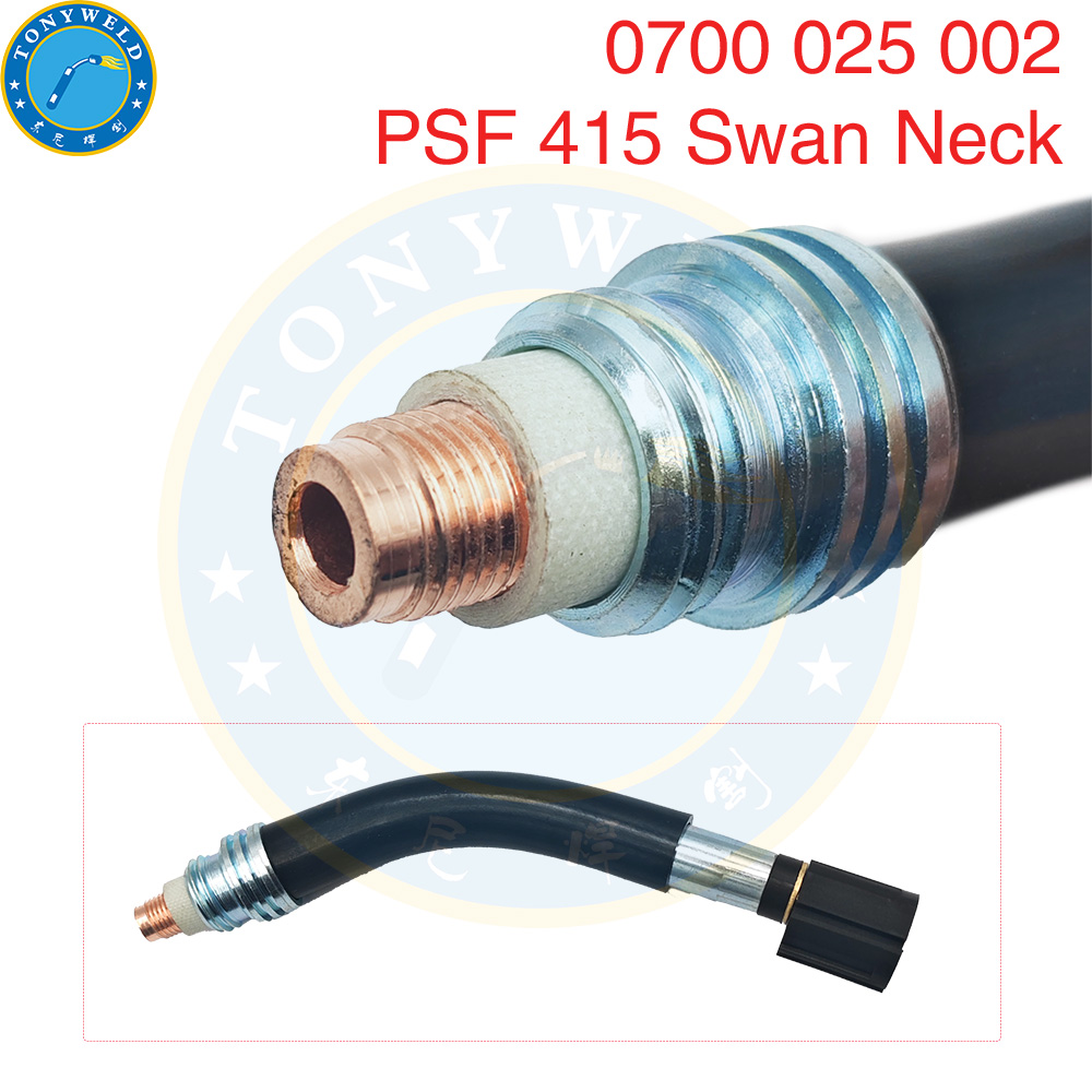 0700 025 002  Swan-neck For PSF 415 Air Cooled Mig Welding Torch Esab Type Gun Spare Part