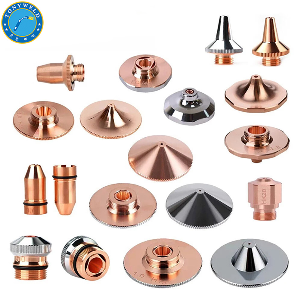 Laser Cutting Nozzle Double Layer Diameter 28mm Thread M11 Aperture 0.8-5.0 Options for CNC Machine