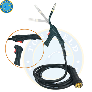 Flexible Swan Neck Mig Welding Torches Binzel Removable Pistol Grip Mb 24KD Co2 Gas Air Cooled Gun Torch
