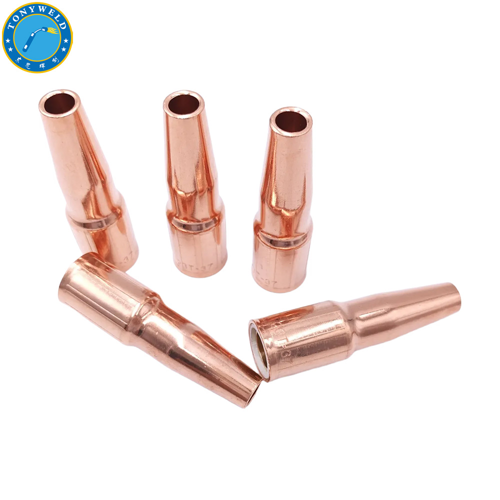 Mig Welding Torch Accessories 23T-37 Nozzle 3/8” Φ9.5*82 Tapered for Tweco Series Solder Gun