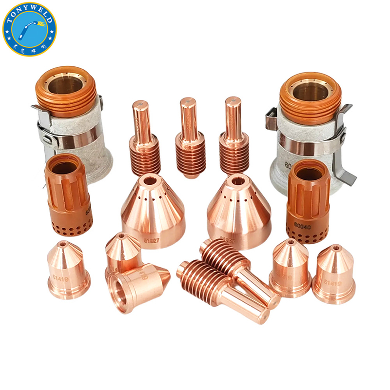 Plasma Th125 Series Cutting Torch Consumables Spare Part 51419 51927 52677 60040 60309T for Cutter Gun