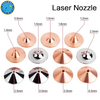 Laser Cutting Nozzle Double Layer Diameter 28mm Thread M11 Aperture 0.8-5.0 Options for CNC Machine