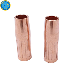 Welding Accessories Nozzle Tips 21-50 1/2" 12.7*57mm for Tweco Series 180A Mig Welding Gas Air Cooled Torch 