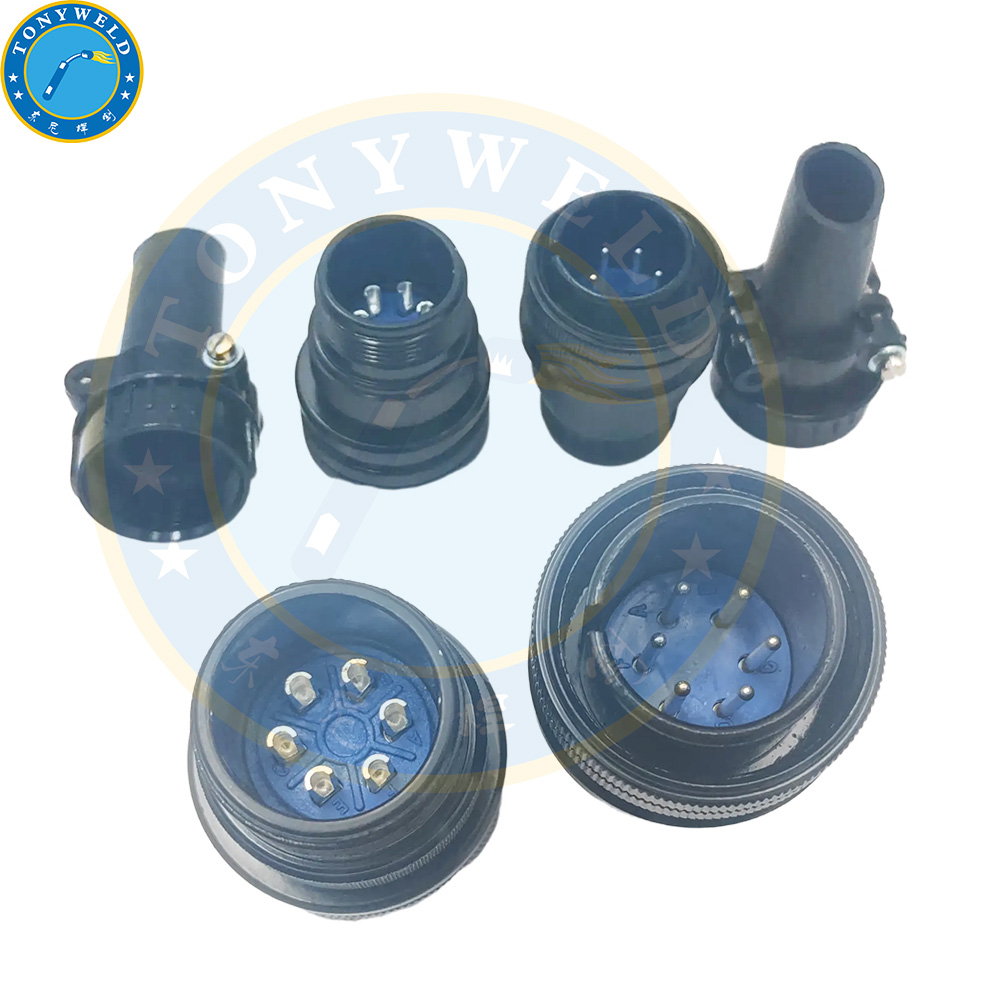 Lincoln/Miller Welding Control Cable 4/6/14 Pin Plug Male Style 