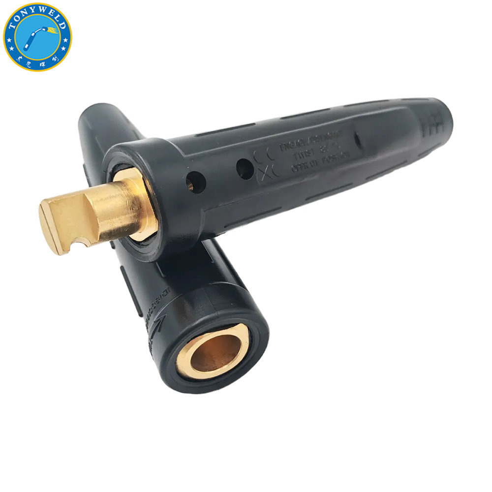 Tweco LC40 Welding Connector Kit - Male & Female Pair, Heavy Duty Cable Joint