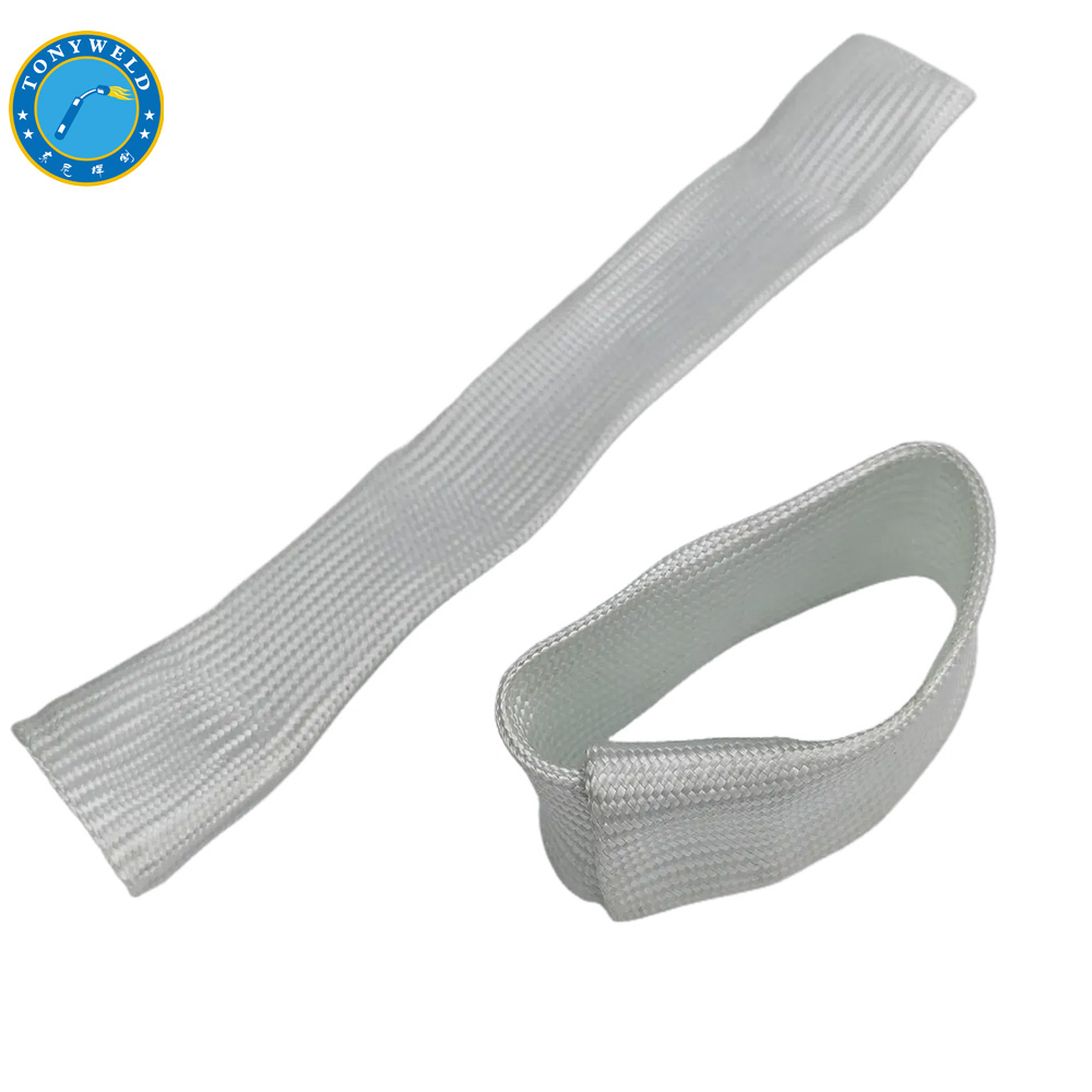 Welding Tools Consumables High Silica TIG Finger Insulation protection Cover Heat-resistant Welding Gloves