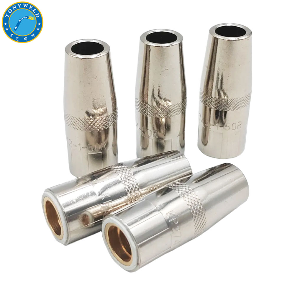 Welding Torch Accessories KP2742-1-50R Nozzle 1/2” φ12.7*58.2 for Lincoln Soldering Gun