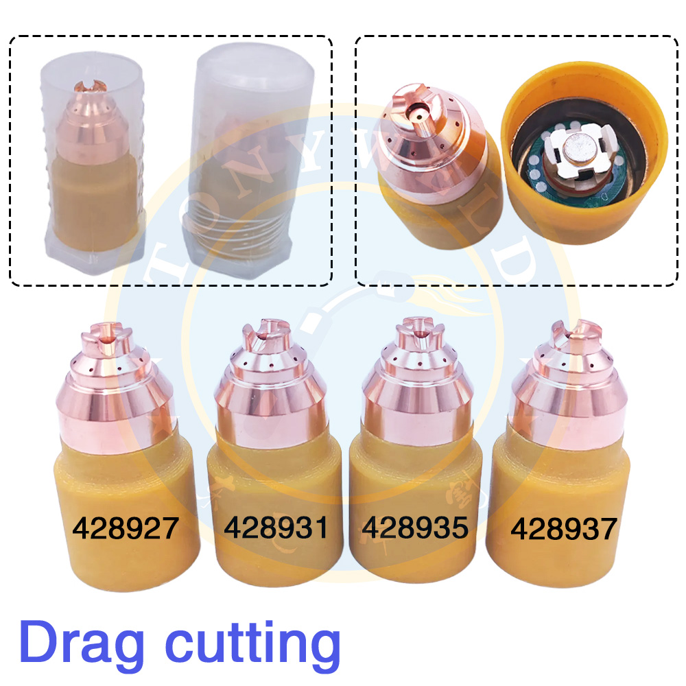 428927 428931 428935 428937 Original Hypertherm Cnc Plasma Cutting Torch Nozzle Powermax65/85/105 SYNC Cutter Gun