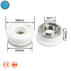 Laser Ceramic Ring Diameter 28mm Nozzle Holder Thread M11 Height 12mm Spare Part for CNC Machine 