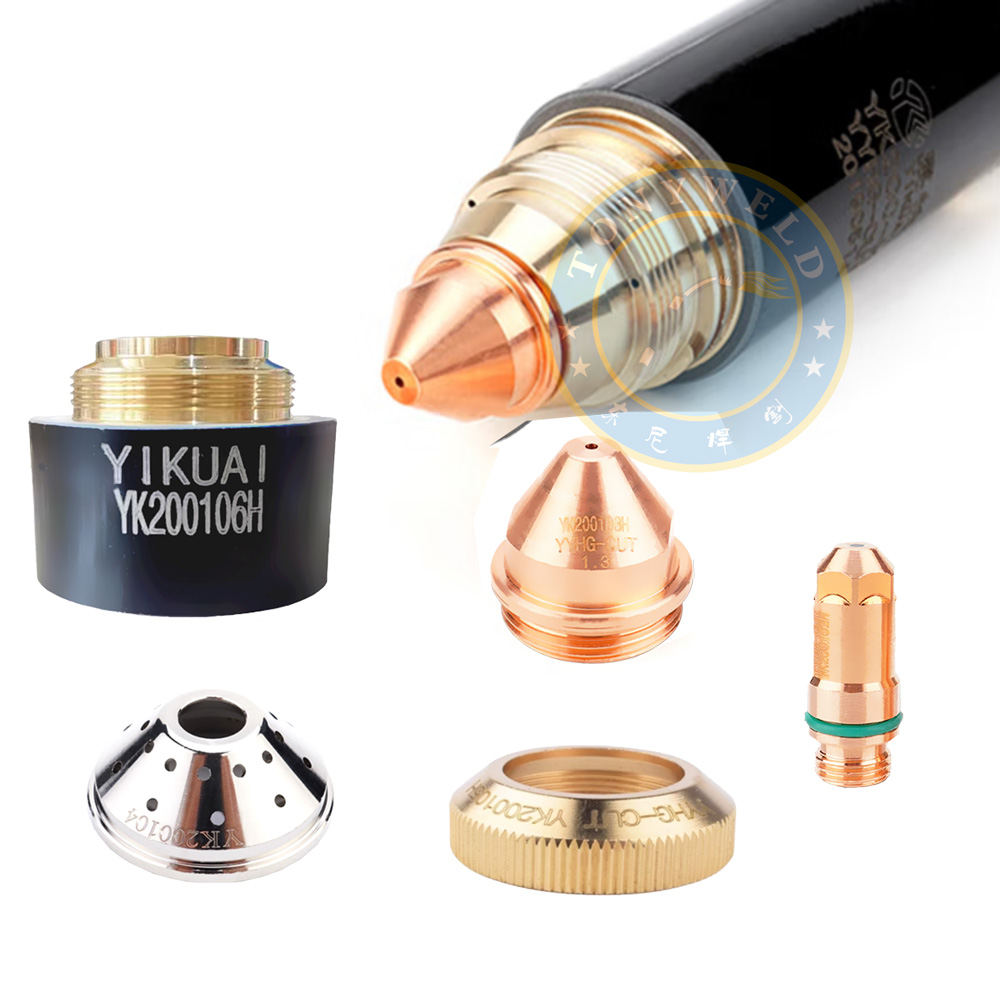 Yikuai YK200-H 200A High Performance Plasma Cutting Torch with high quality nozzle and electrode