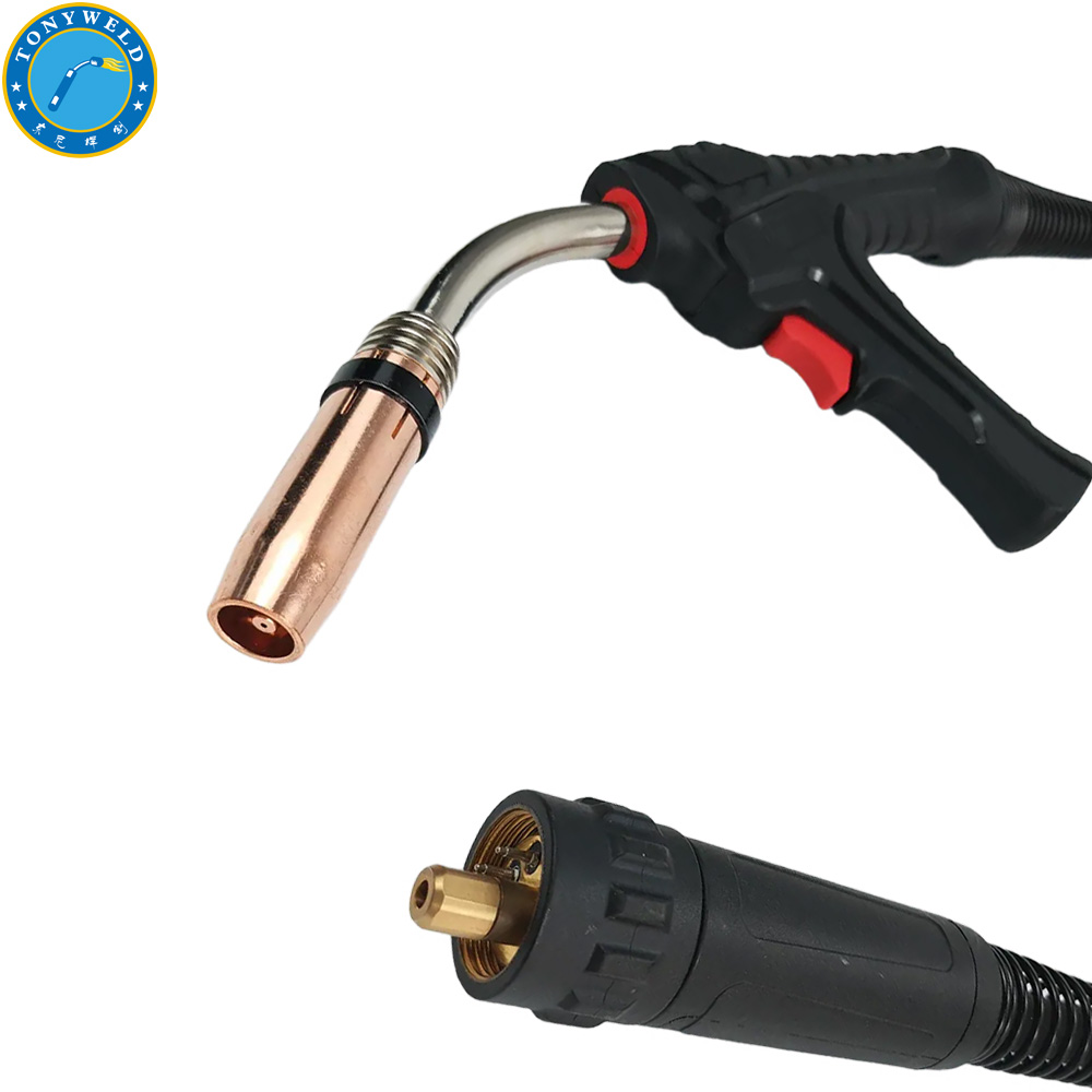 Mig Welding Torches Binzel Removable Pistol Grip Mb 26kd Co2 Gas Air Cooled Gun Torch