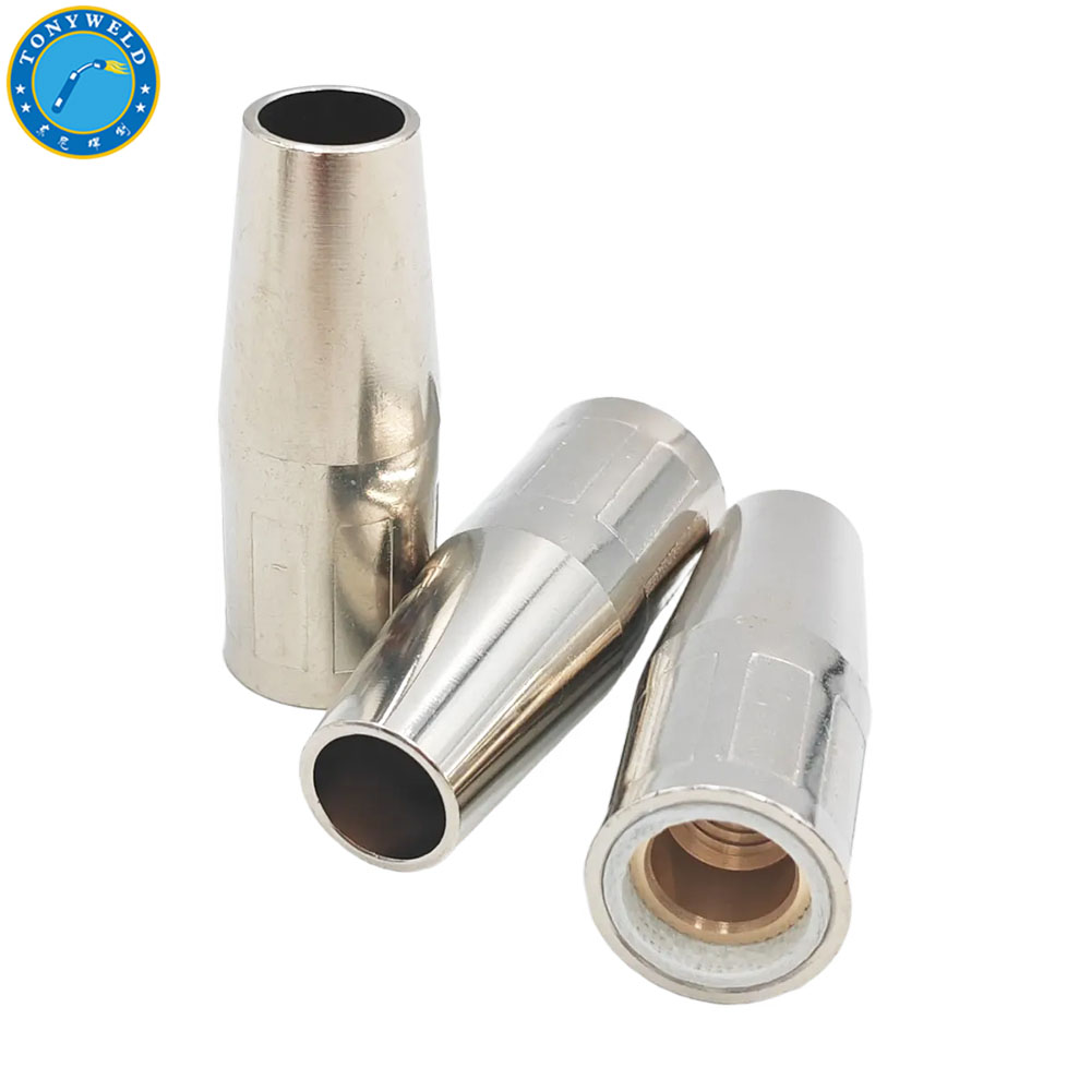 Welding Torch Accessories KP3075-1-50F Nozzle 1/2” φ12.7*55.6 for Lincoln Soldering Gun
