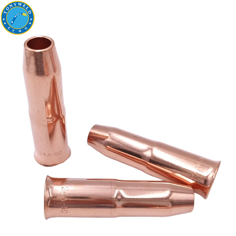 Tweco Mig Welding Torch Accessories 24A-50 Nozzle 1/2” Φ12.7*88 Standard Solder Part