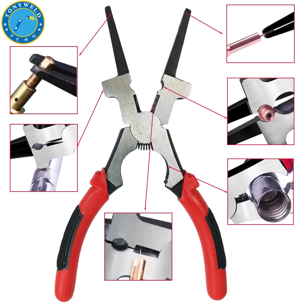 Professional Multi-Functional 8 Inch High Carbon Steel Forged MIG Welding Plier Tool for Welders