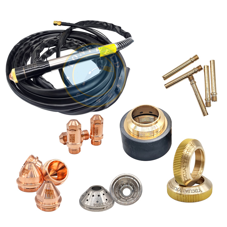 Yikuai YK100-H Plasma Cutter with Fine Cutting Nozzle and Electrode welding torch CNC Plasma Cutter Torch