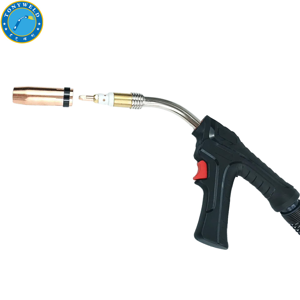 Mig Welding Torches Binzel Removable Pistol Grip Mb 26kd Co2 Gas Air Cooled Gun Torch