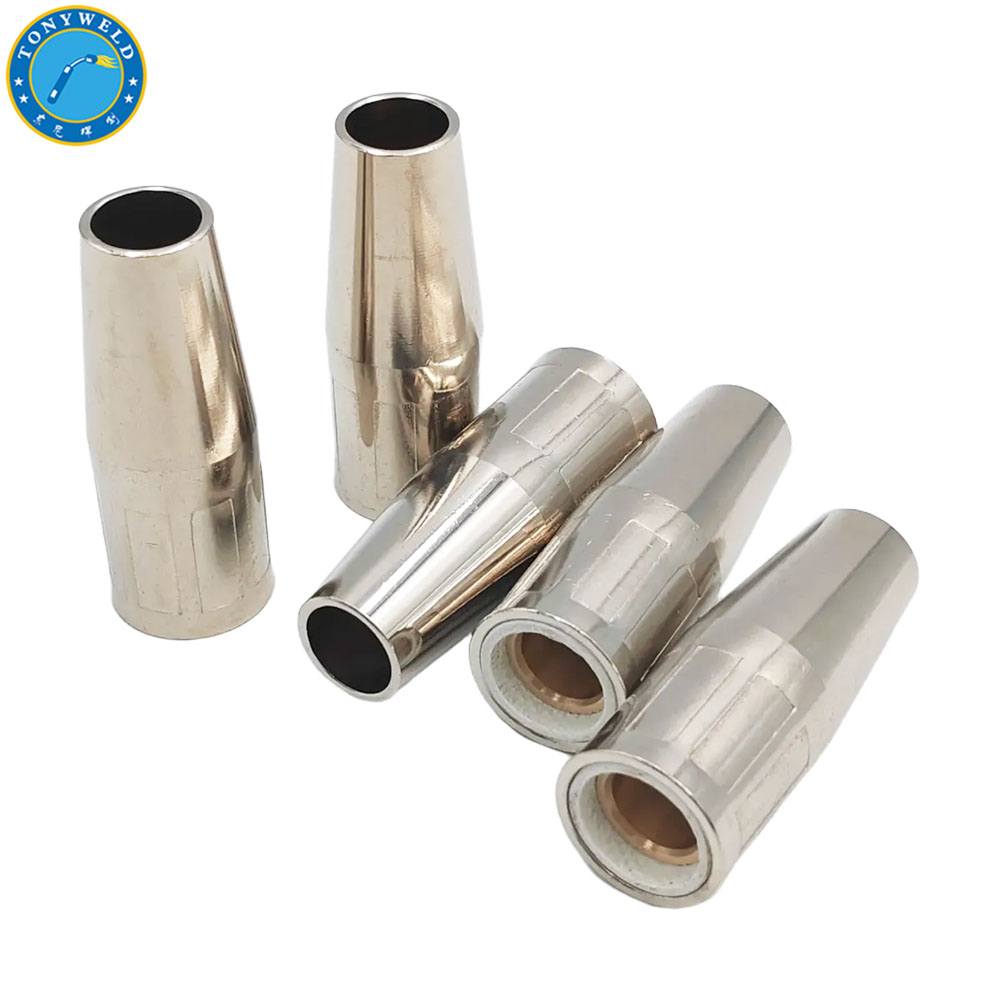 Welding Torch Accessories KP3075-1-50F Nozzle 1/2” φ12.7*55.6 for Lincoln Soldering Gun