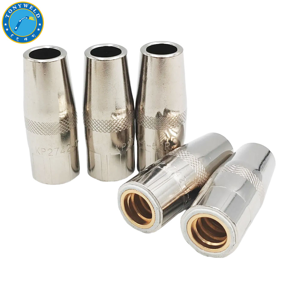 Welding Torch Accessories KP2742-1-50R Nozzle 1/2” φ12.7*58.2 for Lincoln Soldering Gun