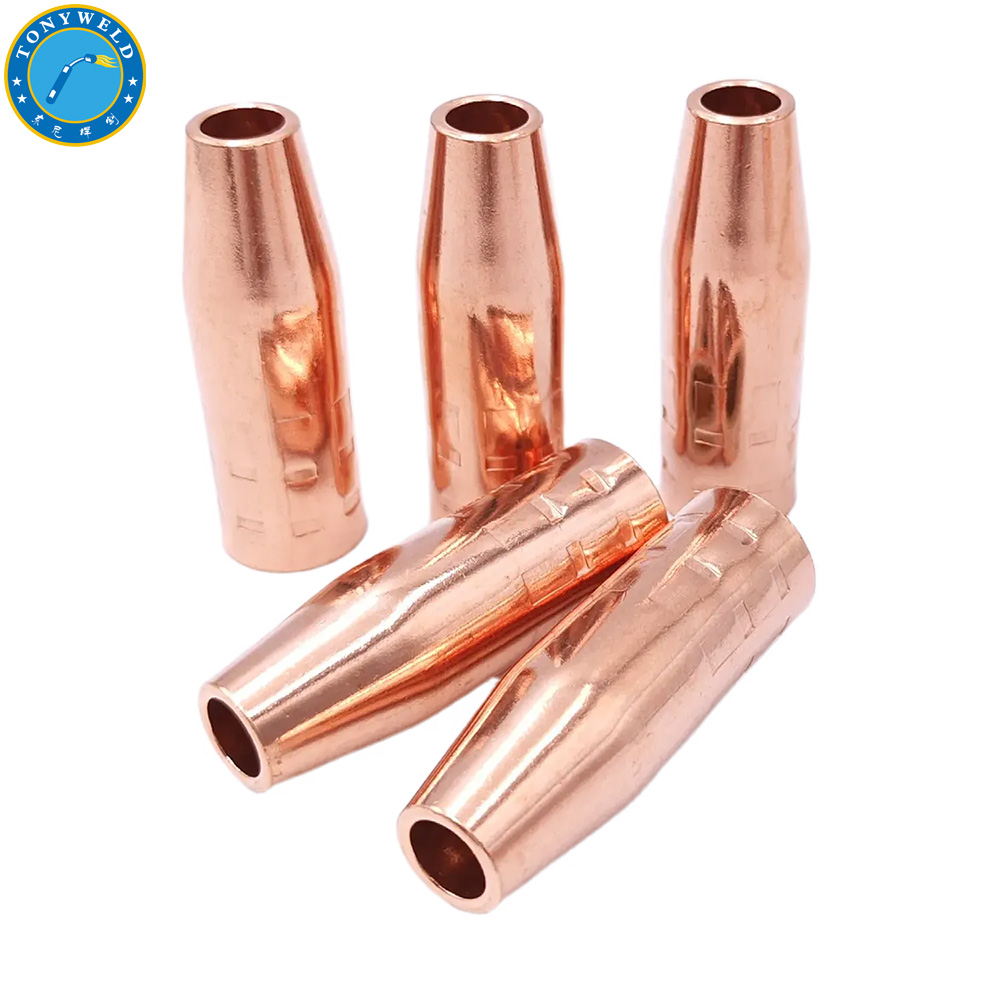 Welding Accessories Nozzle Tips 21-37 for Tweco Series Mini 160A Mig Welding Gas Air Cooled Torch 